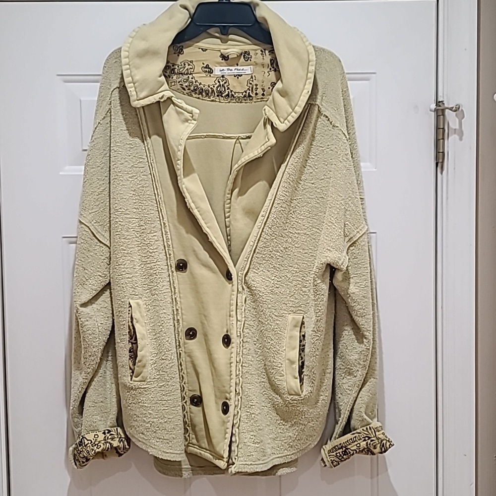We The Free Double Breasted Jacket Size M